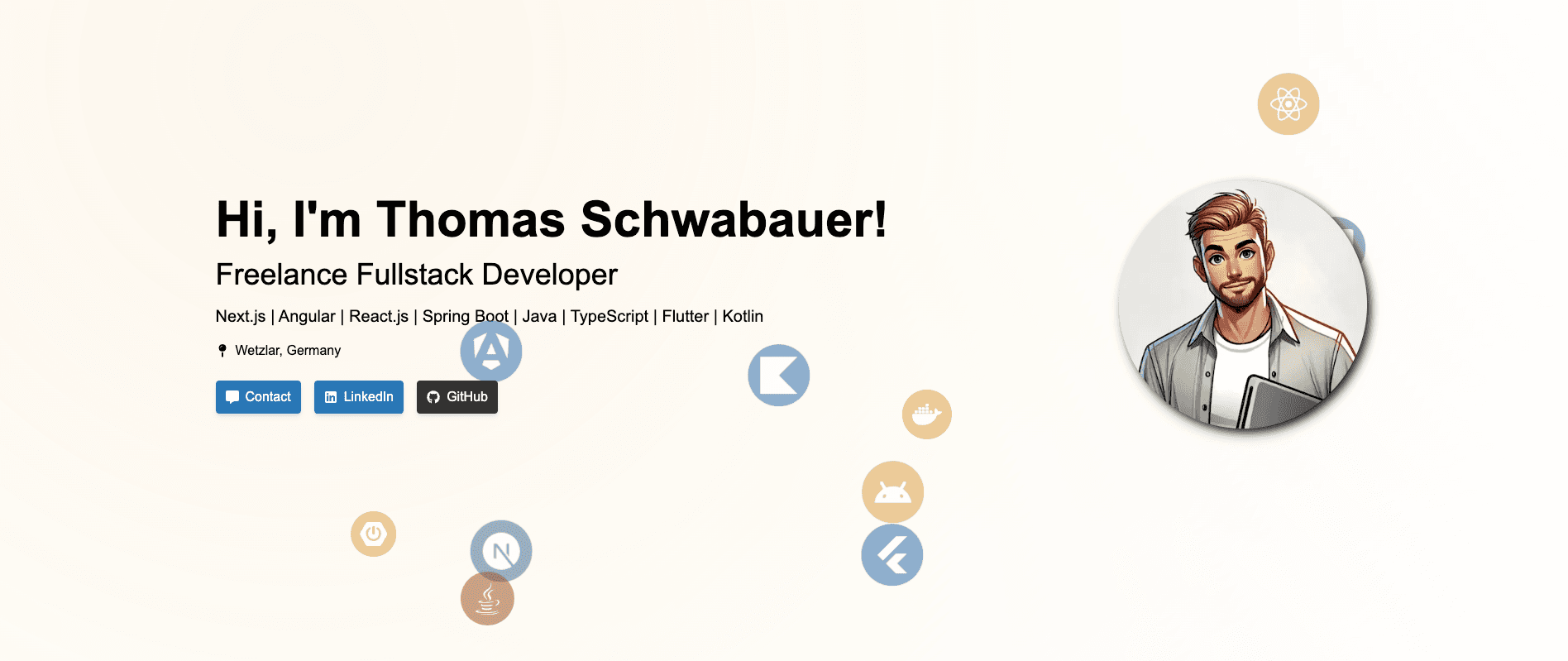 A modern portfolio website showcasing my projects, skills, and professional journey.